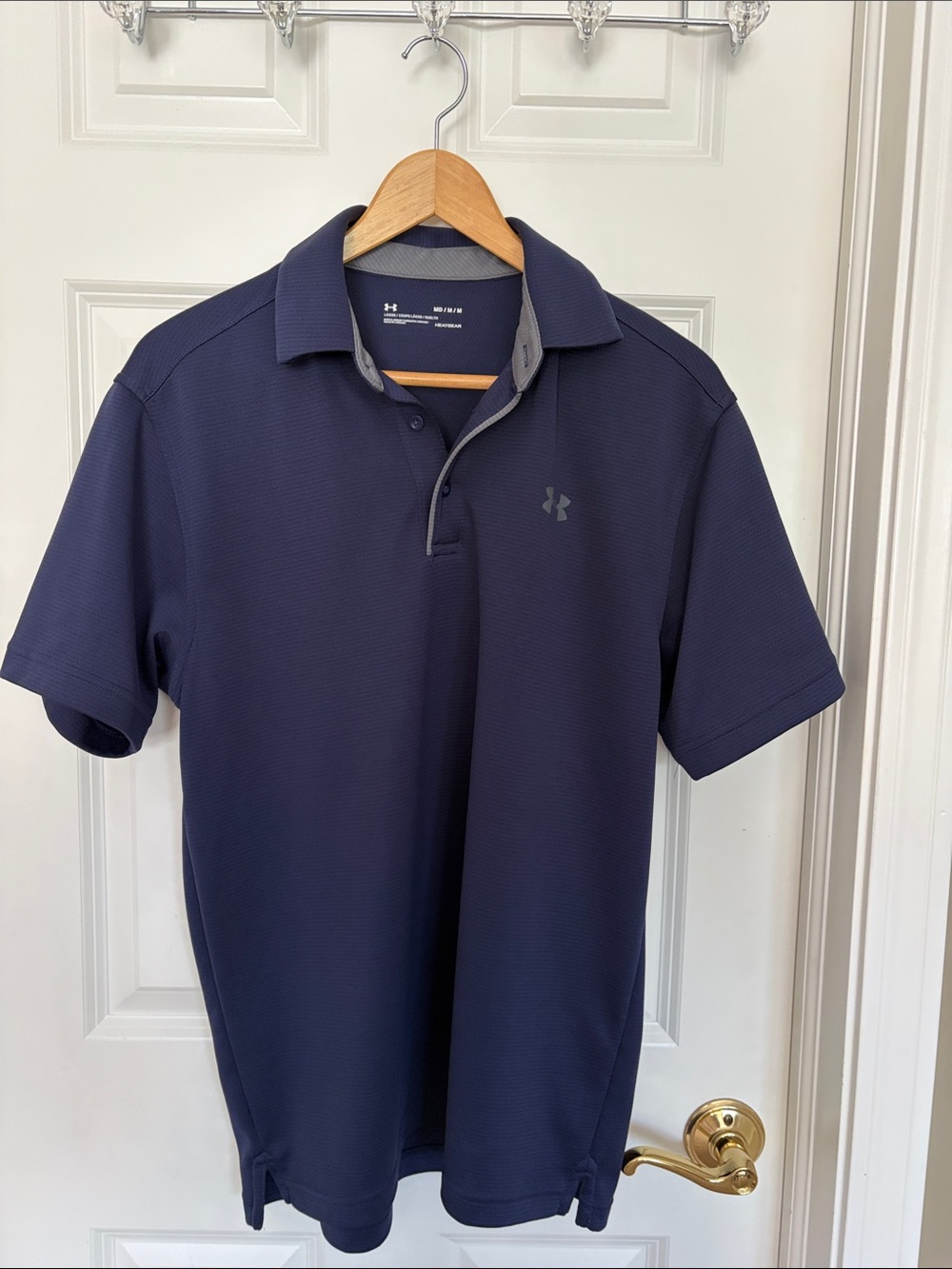 Under Armour Men’s Navy Blue Short-Sleeve Polo